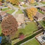 23 Sunset Rd. Bowmanville Home For Sale Drone From Above Backyard