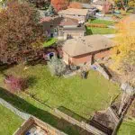 23 Sunset Rd. Bowmanville Home For Sale Drone From Above Backyard