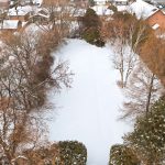 96 Beatrice Street West Oshawa House For Sale Backyard From Drone / Above