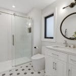 3rd bathroom with glass shower