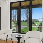 Living room overlooking front yard