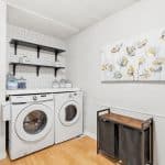 Upstairs laundry room