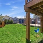 Backyard of 72 Broadlands Crescent in Courtice, Ontario