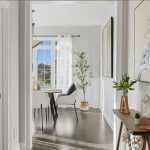 Looking into dining room