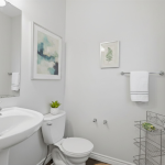 Powder room on main level