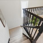 Staircase with carpet