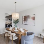 Open concept dining room