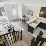 Going upstairs overlooking the main level