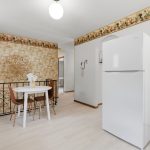 Breakfast table in kitchen