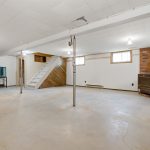 Recreation room in basement