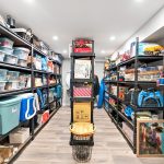 Storage area in basement