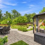 1/4 acre backyard