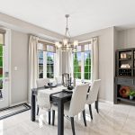 Breakfast area with walkout to backyard